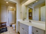 Private Master Bathroom at 503 North Shore Place